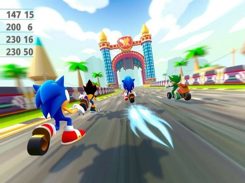 Sonic Super Speed gameplay screenshot